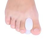 Silicone Gel Toe Protector Alisador Separador Alinhamento Separadores De Dedos Para Corrigir Joanetes 1 Par Para Dedos Sobrepostos Joanetes Alinhamento Do Dedão Do Pé Corretor