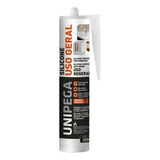 Silicone Hibrido Branco Uso Geral 280ml Cola Vedação Janela Azulejo Unipega