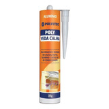 Silicone Sela Veda Calha Rufo Cinza 285g Pulvitec Poly