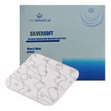 Silversoft Curativo Espuma Poliuretano Prata 10cmx10cm 1un