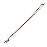 SIMBAE Acessórios Para Instrumentos VB0908 029 Madeira Do Brasil 4 4 Arco De Viola Leve Adequado Mongol Cabelo Arco De Pelo Ebnoy Sapo Orquestral Cordas Acessórios Para Viola De 15 16 Polegadas