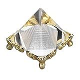 Símbolo Da Meditação Do Cristal Da Pirâmide Do Prisma Da Estátua Da Pirâmide De Cristal Da Prosperidade Para A Casa