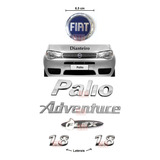 Símbolos Palio Adventure Flex + Lat 1.8 + Fiat - 2005 À 2008