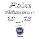 Símbolos Palio Adventure Lat. 1.8 + Fiat Mala - 2005 À 2008
