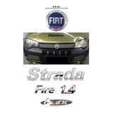 Símbolos Strada Fire 1.4 Flex + Fiat Da Grade - 2007 À 2008