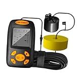 Simhoa Sonar Portátil Para Pesca- Sonar Portátil Para Pesca Com Fio- Visor LCD- Resistente E Compacto Para Pesca Marítima