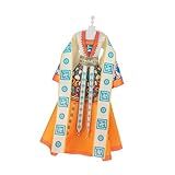 Simhoa Traje Chinês De Roupas De Roupas De Bonecas Antigas Fantasia De Vestido Elegante Artesanato Han Doll Vestido De Boneca Para Photo De Arte Diy Adereços- Estilo A1