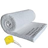 SIMOND STORE Isolamento De Manta De Fibra Cerâmica 8 2400F 2 X 24 X 75 Cobertor De Isolamento À Prova De Fogo De Alta Temperatura Para Fogão Forja Forno Forno Lareira Isolamento De Forno De