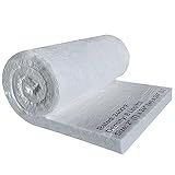 SIMOND STORE Manta De Isolamento De Fibra Cerâmica 2 X24 X24 2400F 8 Densidade Manta De Isolamento À Prova De Fogo Para Lareira Fogão Forja Forno Fornalha Chaminé Isolam 2 E X 24 L X