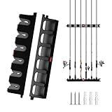 Simple Deluxe Suportes Verticais Para Vara De Pesca Montados Na Parede Suporte Para Vara De Pesca Simple Deluxe E Suporte Para Vara De Pesca Suportes De Vara De Pesca De Até 6 Varas Ou Combos Em