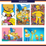 Simpsons Serie Decoracao Parede
