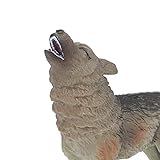 Simulação Decorativa De Brinquedo De Estatueta De Lobo De Vida Selvagem, Brinquedo De Modelo De Lobo Infantil De Mesa, Coleção Para Adultos Pré-escolares(terno De Seis Lobos)