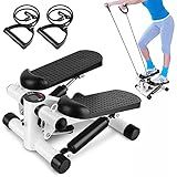 Simulador De Caminhada Mini Stepper Pernas Glúteos Com Elástico Com Pegada Para Braços