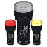 Sinaleiro Bicolor 22mm 24Vcc Vca Vermelho E Amarelo