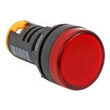 Sinaleiro Led 22mm 220vca Vermelho L20 ar2 r Metaltex