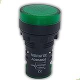 Sinaleiro Led Verde 110 220v Quadro Comando Luminoso