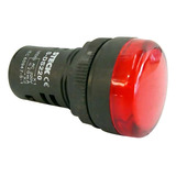 Sinaleiro Vermelho 24v Redondo 22mm Led Steck