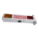 Sinalizador De Garagem Led Bivolt Abs Bip Sonoro Nova Lei Sp