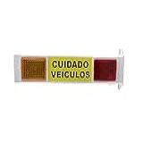 Sinalizador De Garagem Visual Sonoro Led Bivolt -Branco-