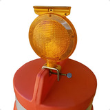 Sinalizador Solar Pisca Led Com Fotocélula Solar