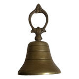 Sineta Sino De Mesa Ou Mão Antigo De Bronze