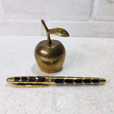 Sino Bronze Maça Original Antiguidade Raro 8x5cm Peso 130g