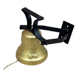Sino Colorido Com Badalo Em Bronze E Suporte Parede E Teto