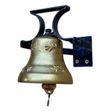 Sino Com Suporte Badalo Bronze Parede teto Em Ferro