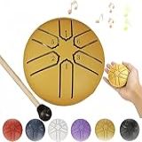 Sino De Chuva De Tambor De Língua De Aço Tambor De Chuva Para Fora Instrumento De Tambor De Chuva Para Fora Tambor De Língua De Aço à Prova D água Tambor De Língua De Aço 7 6 Cm 6 Notas Mini