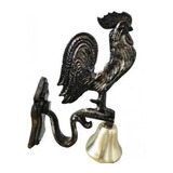 Sino Galo Bronze Parede Base Metal Fazenda Sítios Granjas