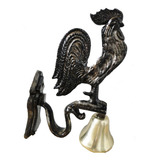 Sino Galo Bronze Parede Base Metal Fazenda Sítios Granjas