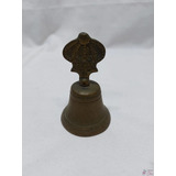 Sino Sineta De Mesa Em Bronze Pega De Coroa Cchic