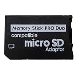 Sintech Cartão Adaptador Micro SD Para PSP Memory Stick PRO Duo MagicGate Compatível Com Sony Playstation Portátil Câmera Handycam
