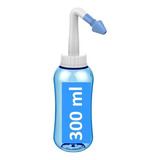 Sinusite Higienizador Ducha Nasal Lavador Lavagem 300ml Cor Azul