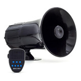 Sirene Automotiva 7 Tons Tech One Microfone Tipo Rocan