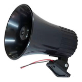 Sirene Eletronica 115db Tipo Corneta Preta Morey Sb 12
