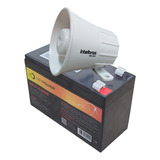 Sirene Intelbras Sir 1000 bateria Selada 12v Para Alarme Cor Branco