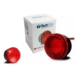 Sirene Piezo 6 Tons Com Led Vermelho 12v Marcha Ré Universal