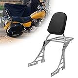 Sissy Bar Encosto - Rack Para Bagagem Para Harley-Davidson Sportster XL 883 1200 Nightster 40 Eight 2004-2013 -Cromo-