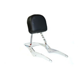 Sissy Bar Encosto Fixo Cromado Honda Shadow 600 Brinde