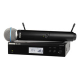 Sistema Blx24r/b58 Sem Fio Em Rack Com Microfone Beta 58a
