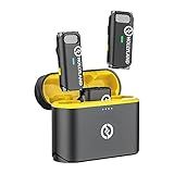 Sistema De Microfone Lapela Sem Fio Lark M1 Para 2 Pessoa Cancelamento De Ruído HearClear Plug And Play Transmissão Até 200M Ideal Para Gravações E Entrevistas No Brasil