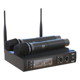Sistema De Microfone Sem Fio Akg Wp300 Dual Vocal Uhf