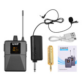 Sistema De Microfone Uhf Body-pack E Transmissor De Alto-fal