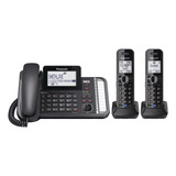 Sistema De Telefone Sem Fio Panasonic Kx tg9582b Preto