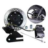 Sistema Freio Traseiro Disco Titan 150 Fan 125 Kit Adaptação