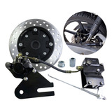 Sistema Freio Traseiro Disco Titan 150 Fan 125 Kit Adaptação