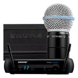 Sistema Microfone De Mão Shure Pgxd24/beta58 X8 Sem Fio