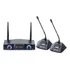 Sistema Microfone Gooseneck Duplo Sem Fio Uhf Karsect Kdr200
