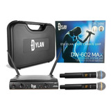 Sistema Microfone Sem Fio Dylan Dw 602 Max Modelo 2023 Novo